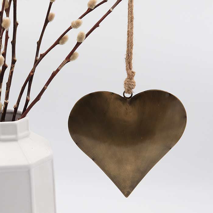 Decorazione Gold Heart - L