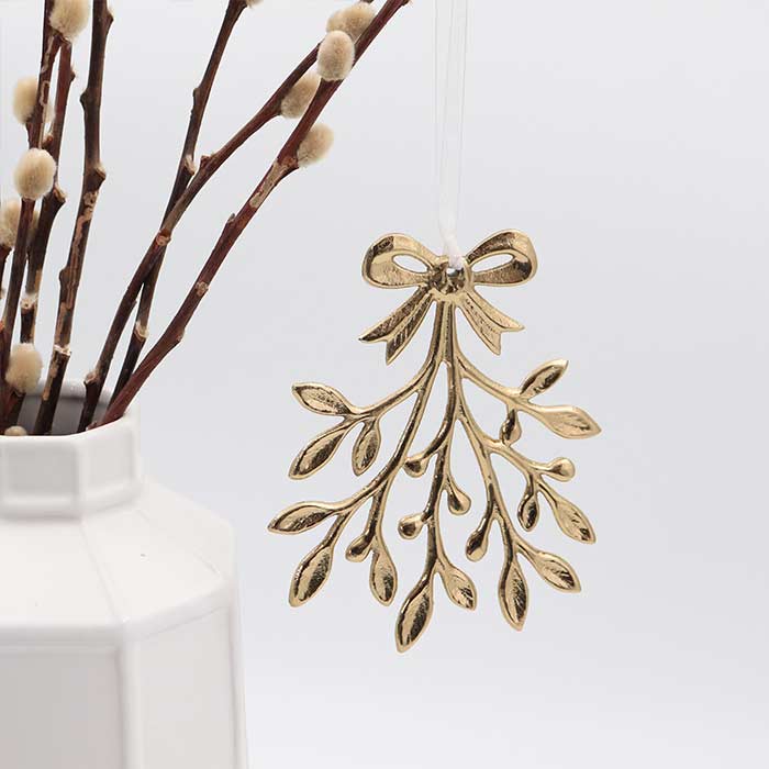 Decorazione Vischio Gold