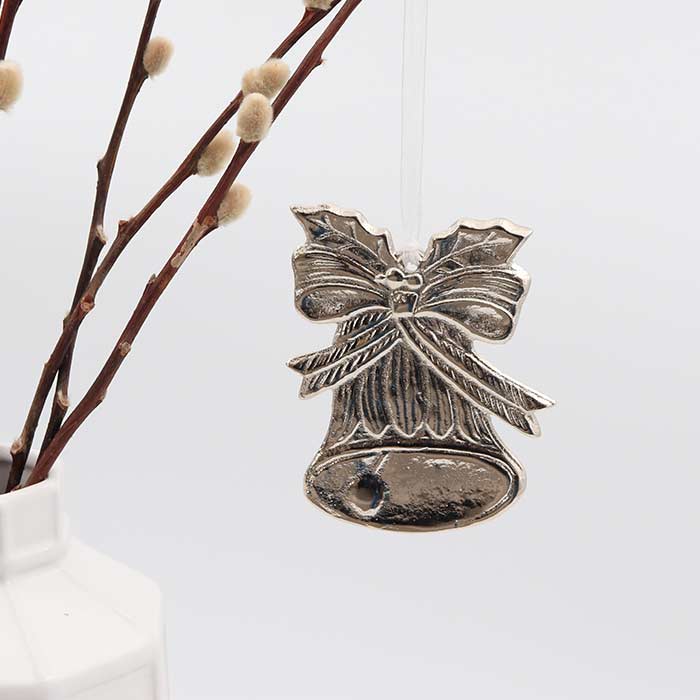 Decorazione Bell Silver