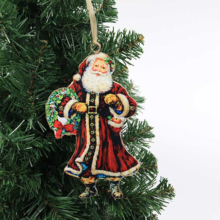 Decorazione Traditional Santa Ghirlanda - L