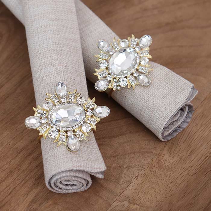 Legatovaglioli Brillance Gems Gold - Set 4