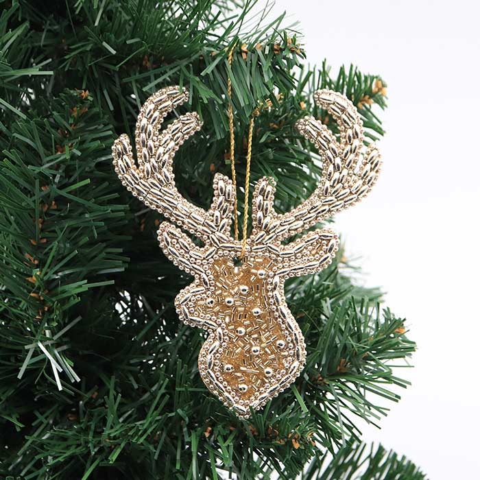 Decorazione Deer Gold Beads