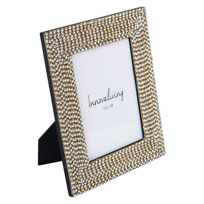 Portafoto Crystal Gold - L