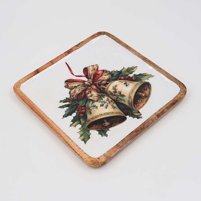 Vassoio Quadrato Thin Jingle Bells