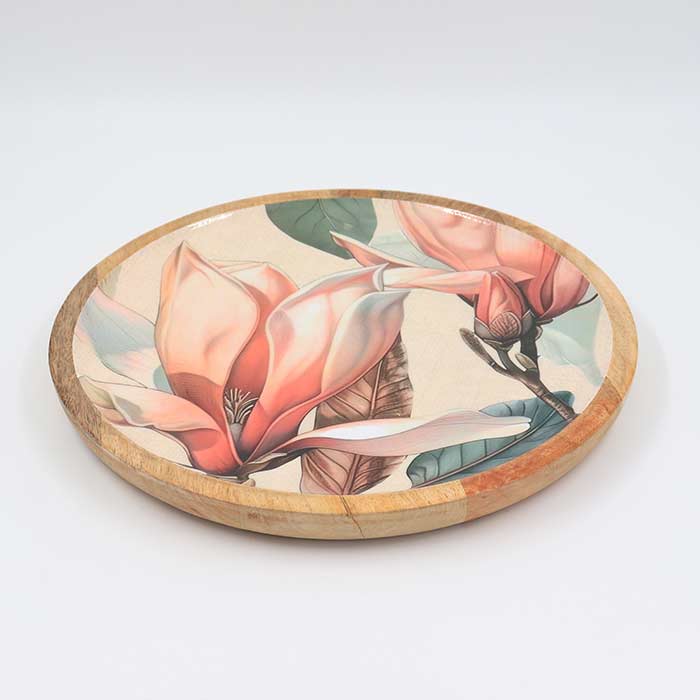 Vassoio Tondo Magnolia Season