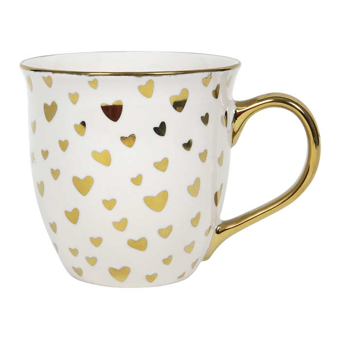 Mug Cuoricini Gold